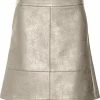 Vero Moda VMIDA SHORT COATED SKIRT LCS Dames Rok Birch - Maat M