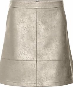 Vero Moda VMIDA SHORT COATED SKIRT LCS Dames Rok Birch - Maat M