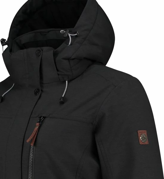 Travelin' Jack Meya - Dames Outdoorjas - Waterdicht En Ademend - Zwart - Maat 42 5 Travelin' Jack Meya - Dames Outdoorjas - Waterdicht En Ademend - Zwart - Maat 42 - Afbeelding 3