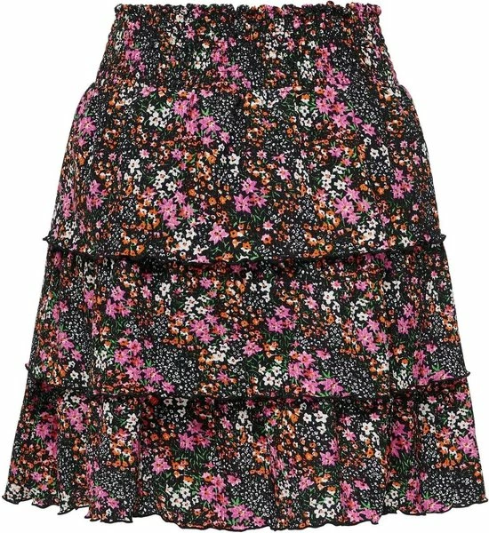ONLY ONLOVA LAYRED SHORT SKIRT CS JRS Dames Rok - Maat M 4 ONLY ONLOVA LAYRED SHORT SKIRT CS JRS Dames Rok - Maat M - Afbeelding 2