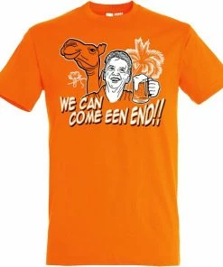 Vundy T-shirt WE CAN COME EEN END!! | Oranje Holland Shirt | WK 2022 Voetbal | Nederlands Elftal Supporter | Oranje | Maat 5XL