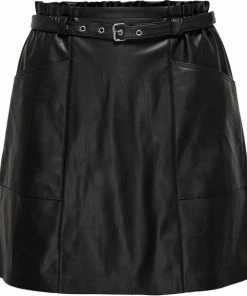 ONLY ONLHEIDI FAUX LEATHER SKIRT OTW NOOS Dames Rok - Maat M