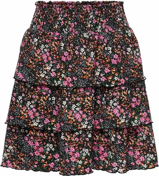 ONLY ONLOVA LAYRED SHORT SKIRT CS JRS Dames Rok - Maat M 3 ONLY ONLOVA LAYRED SHORT SKIRT CS JRS Dames Rok - Maat M