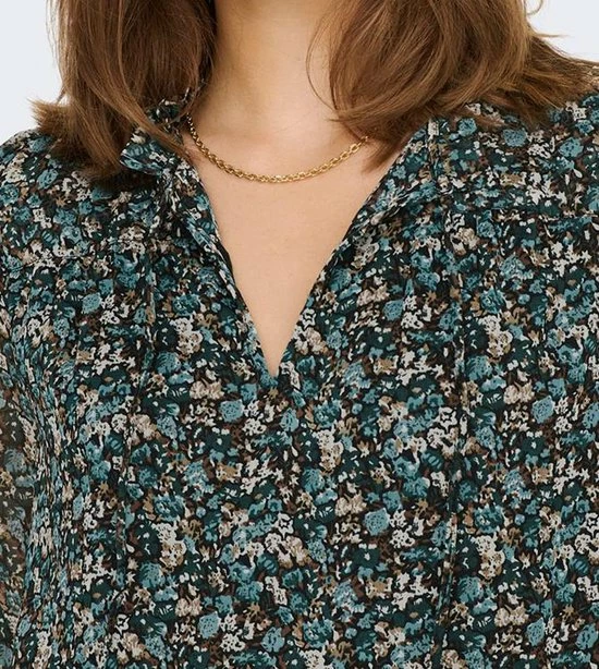Only Blouse Onlditsy L/s Blouse Wvn Noos 15229700 Balsam Green/fall Ditsy Dames Maat - L 4 Only Blouse Onlditsy L/s Blouse Wvn Noos 15229700 Balsam Green/fall Ditsy Dames Maat - L - Afbeelding 2