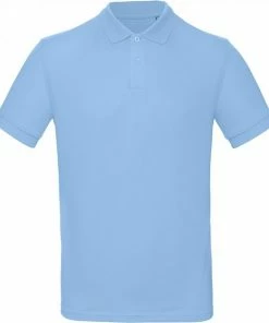 Bc B&C INSPIRE POLO | Organic Inspire Poloshirt| Lichtblauw | Maat L