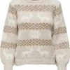 ONLY ONLXMAS FAIRISLE L/S PULLOVER KNT Dames Trui - Maat S