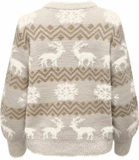 ONLY ONLXMAS FAIRISLE L/S PULLOVER KNT Dames Trui - Maat S 4 ONLY ONLXMAS FAIRISLE L/S PULLOVER KNT Dames Trui - Maat S - Afbeelding 2