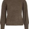 Vila Dames Trui - Bruin- Maat S