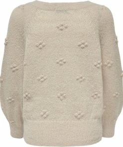 JDY JDYSIGRID LIFE L/S V-NECK DOT PULL. KNT Dames Trui - Maat S -Exporteren dameskleding winkel 550x649 2