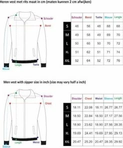 REWAGE Vest Premium Heavy Kwaliteit - Heren - Donkerblauw - M -Exporteren dameskleding winkel 550x655