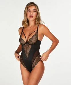 Hunkemöller Dames Lingerie Body Lexi - Zwart - Maat M -Exporteren dameskleding winkel 550x660 1