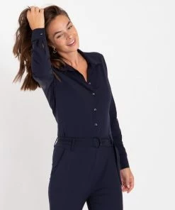 Blauwe Jumpsuit Van Je M'appelle - Dames - Travelstof - Maat L - 5 Maten Beschikbaar 34 Blauwe Jumpsuit Van Je M'appelle - Dames - Travelstof - Maat L - 5 Maten Beschikbaar -Exporteren dameskleding winkel 550x664 6