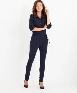 Blauwe Jumpsuit Van Je M'appelle - Dames - Travelstof - Maat L - 5 Maten Beschikbaar 48 Blauwe Jumpsuit Van Je M'appelle - Dames - Travelstof - Maat L - 5 Maten Beschikbaar -Exporteren dameskleding winkel 550x665 3