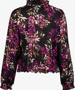 TwoDay Dames Smock Top Met Bloemenprint - Zwart - Maat XL -Exporteren dameskleding winkel 550x665 4