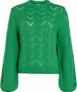 VILA VISULTAN KNIT O-NECK L/S TOP - NOOS Dames Trui - Maat XL -Exporteren dameskleding winkel 550x665 5