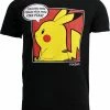 Pokémon Pikachu Pop-Art Comic T-Shirt - Officiële Merchandise