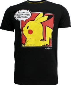 Pokémon Pikachu Pop-Art Comic T-Shirt - Officiële Merchandise