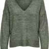JDY JDYELANORA L/S V-NECK PULLO. KNT NOOS Dames Trui - Maat XS