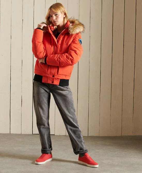 Superdry Dames Everest Bomber - Maat L 7 Superdry Dames Everest Bomber - Maat L - Afbeelding 5