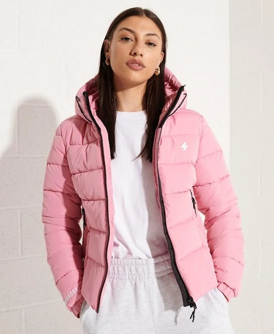 Superdry Spirit Sports Puffer Dames Jas - Maat M 12 Superdry Spirit Sports Puffer Dames Jas - Maat M - Afbeelding 10