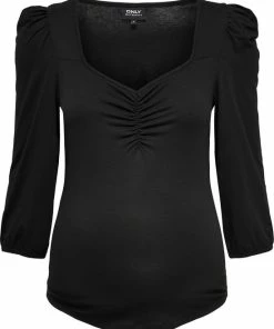 ONLY MATERNITY OLMMEYA 3/4 TOP SOLID JRS Dames Top - Maat M