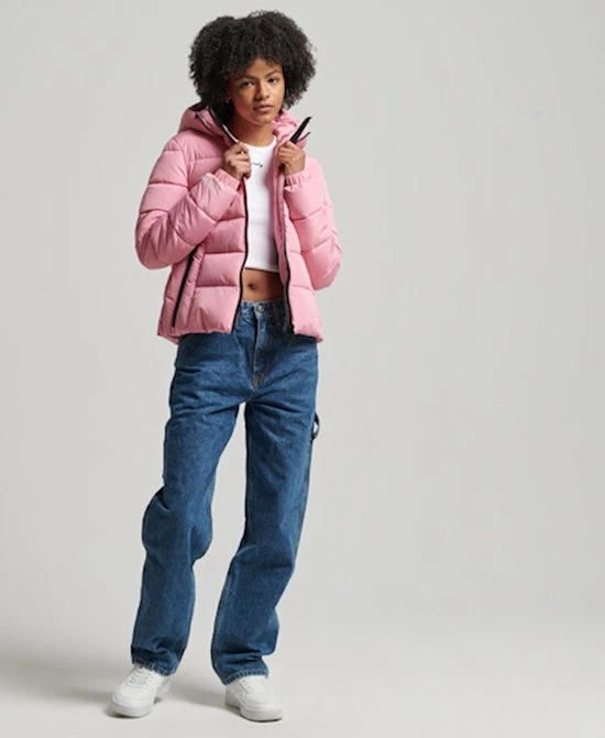 Superdry Spirit Sports Puffer Dames Jas - Maat M 15 Superdry Spirit Sports Puffer Dames Jas - Maat M - Afbeelding 13