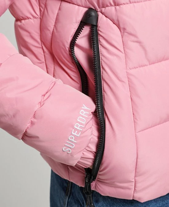 Superdry Spirit Sports Puffer Dames Jas - Maat M 18 Superdry Spirit Sports Puffer Dames Jas - Maat M - Afbeelding 16