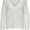 JDY JDYELANORA L/S V-NECK PULLO. KNT NOOS Dames Trui - Maat XS