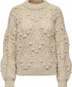 Only Trui Onljane L/s Structure Pullover Knt 15269294 Whitecap Gray/w Melange Dames Maat - S -Exporteren dameskleding winkel 550x673 7