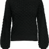 ONLYONLGILJA L/S PULLOVER KNTBlackS -Exporteren dameskleding winkel 550x680 6