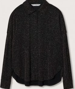 Mango Blouse Blouse Met Metaalgaren 37029017 Co Dames Maat - XXL -Exporteren dameskleding winkel 550x684 5