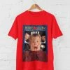 Feel Free Design Home Alone T-Shirt | Christmas | Movie | 100% Organisch Katoen | Rood | Maat M