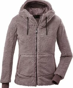 Killtec Dames Winter Vest - Teddy Winter Vest Dames - Oud Roze - 39288 - Maat 40