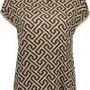 VERO MODA VMAVA PLAIN SS TOP MULTI AOP NOOS GA Dames T-shirt - Maat M