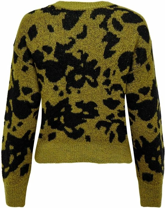 Jacqueline De Yong Trui Jdyhelga L/s Jacqaurd Pullover Knt 15271299 Ecru Olive Dames Maat - S 5 Jacqueline De Yong Trui Jdyhelga L/s Jacqaurd Pullover Knt 15271299 Ecru Olive Dames Maat - S - Afbeelding 3