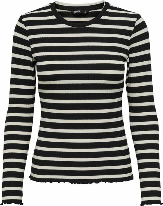 ONLY ONLEMMA LS O-NECK STRIPE TOP JRS NOOS Dames Top - Maat S 3 ONLY ONLEMMA LS O-NECK STRIPE TOP JRS NOOS Dames Top - Maat S