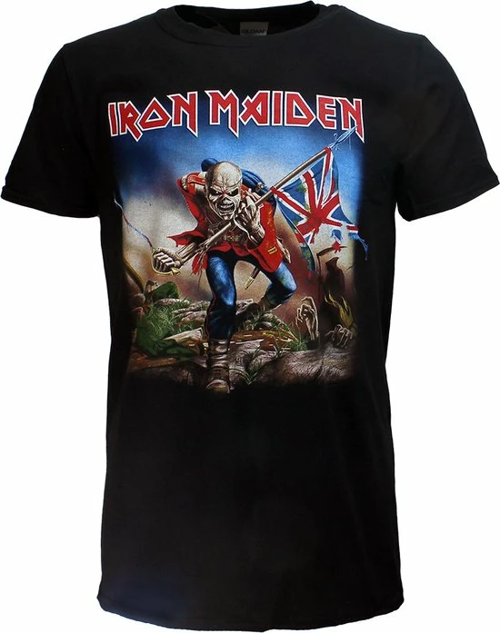 POPMERCH Iron Maiden The Trooper Band T-Shirt Zwart - Officiële Merchandise 3 POPMERCH Iron Maiden The Trooper Band T-Shirt Zwart - Officiële Merchandise