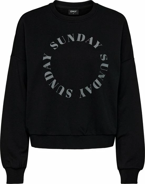 Only Trui Onlweekday L/s Cirkel Box Swt 15274668 Black/sunday Dames Maat - M 3 Only Trui Onlweekday L/s Cirkel Box Swt 15274668 Black/sunday Dames Maat - M