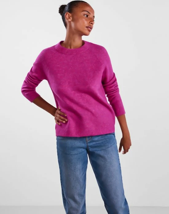 PIECES PCJULIANA LS O-NECK KNIT NOOS BC Dames Trui - Maat M 3 PIECES PCJULIANA LS O-NECK KNIT NOOS BC Dames Trui - Maat M