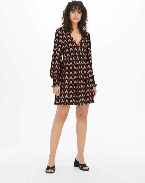 JDY JDYLOTUS L/S WRAP DRESS JRS Dames Jurk - Maat XL 3 JDY JDYLOTUS L/S WRAP DRESS JRS Dames Jurk - Maat XL