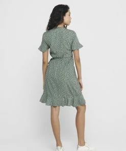 ONLY ONLOLIVIA S/S WRAP DRESS WVN NOOS Dames Jurk - Maat 40 -Exporteren dameskleding winkel 550x697 9