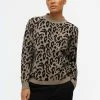 OBJECT OBJRAY L/S KNIT PULLOVER AOP NOOS Dames Trui - Maat M