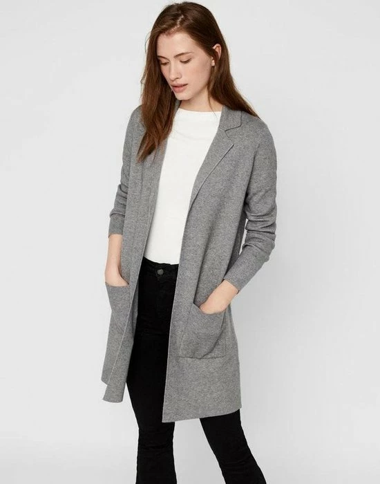 VERO MODA VMTASTY FULLNEEDLE LS NEW COATIGAN NOOS Dames Trui - Maat L 7 VERO MODA VMTASTY FULLNEEDLE LS NEW COATIGAN NOOS Dames Trui - Maat L - Afbeelding 5