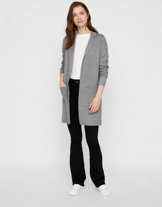 VERO MODA VMTASTY FULLNEEDLE LS NEW COATIGAN NOOS Dames Trui - Maat L 4 VERO MODA VMTASTY FULLNEEDLE LS NEW COATIGAN NOOS Dames Trui - Maat L - Afbeelding 2
