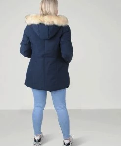 Paragoose - Dames Winterjas - Parka - Colette - Navy -Exporteren dameskleding winkel 550x704 2