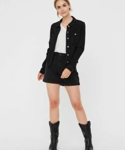 Vero Moda VMHOT SOYA LS DENIM JACKET MIX GA NOOS Dames Jas - Maat XL -Exporteren dameskleding winkel 550x706 1