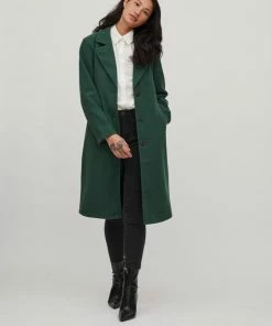 VILA VIPOKO LONG BELT COAT -NOOS Dames Jas - Maat 38 -Exporteren dameskleding winkel 550x707 3