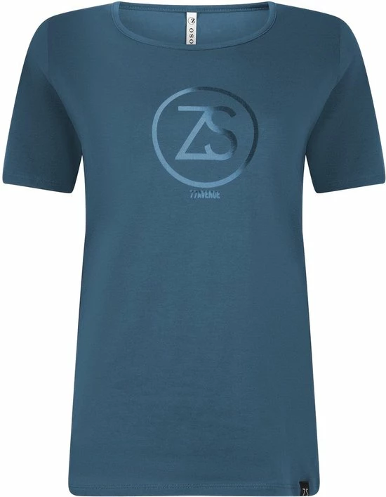 Zoso T-shirt Tineke T Shirt With Print 224 Petrol Dames Maat - XXL 3 Zoso T-shirt Tineke T Shirt With Print 224 Petrol Dames Maat - XXL