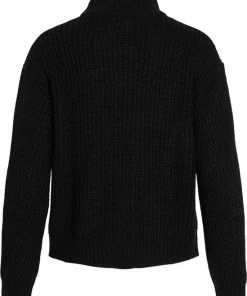 VILA VIOA L/S HIGH-NECK KNIT TOP - NOOS Dames Trui - Maat M -Exporteren dameskleding winkel 550x709 2