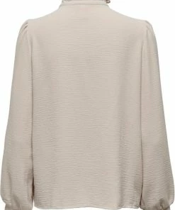 Only Blouse Onlmette Ls Pleat Shirt Wvn 15288514 Moonbeam Dames Maat - S -Exporteren dameskleding winkel 550x710 5